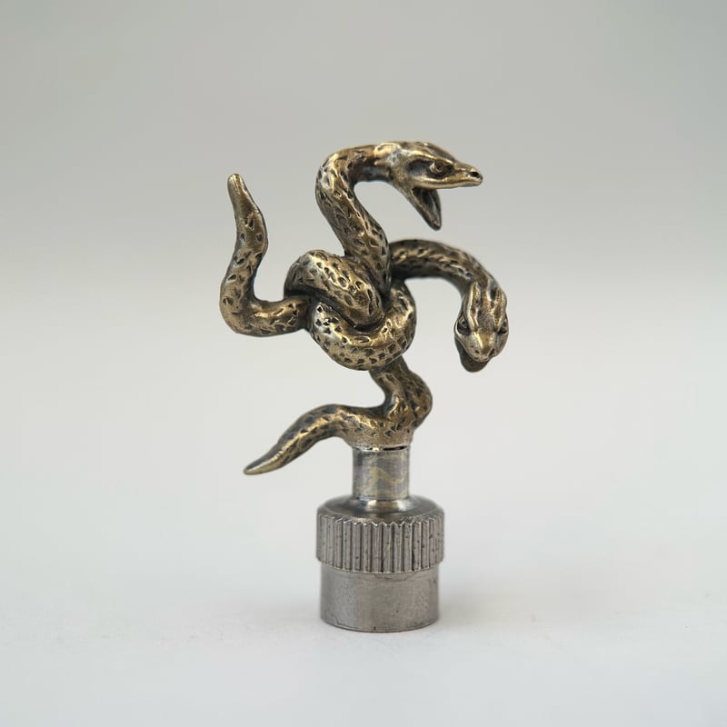 ◇真鍮◇スネーク バルブキャップ | progressive art jewelry