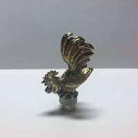 ◇真鍮◇威嚇ニワトリ バルブキャップ