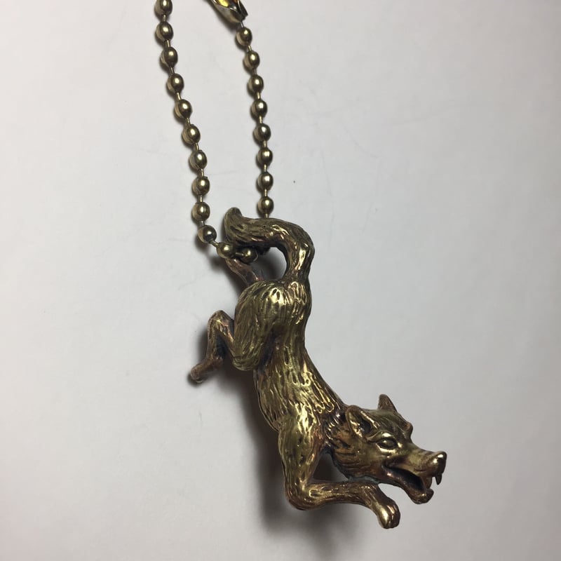 ◇真鍮◇羊の皮を被った狼 キーホルダー | progressive art jewelry 