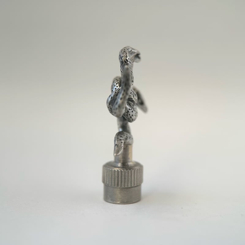 ◇シルバー◇スネーク バルブキャップ | progressive art jewelry ◇シルバー◇スネーク バルブキャップ | progressive art jewelry