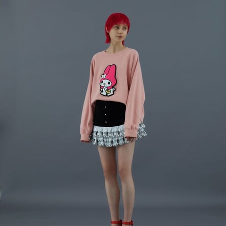 【My Melody ✕ MEEWEE ✕ LAND by MILKBOY】WAPPEN SWEAT