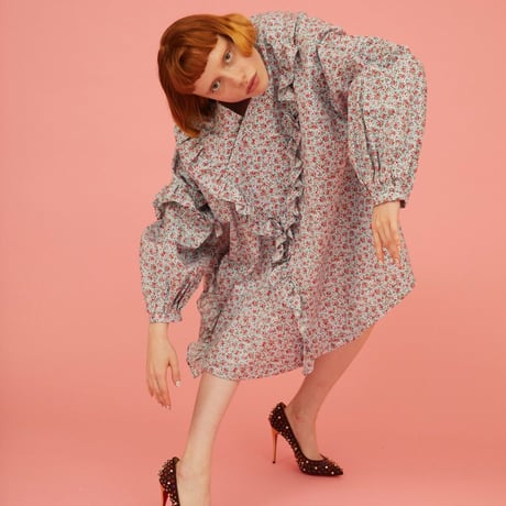 3D FRILL DRESS Flower BL