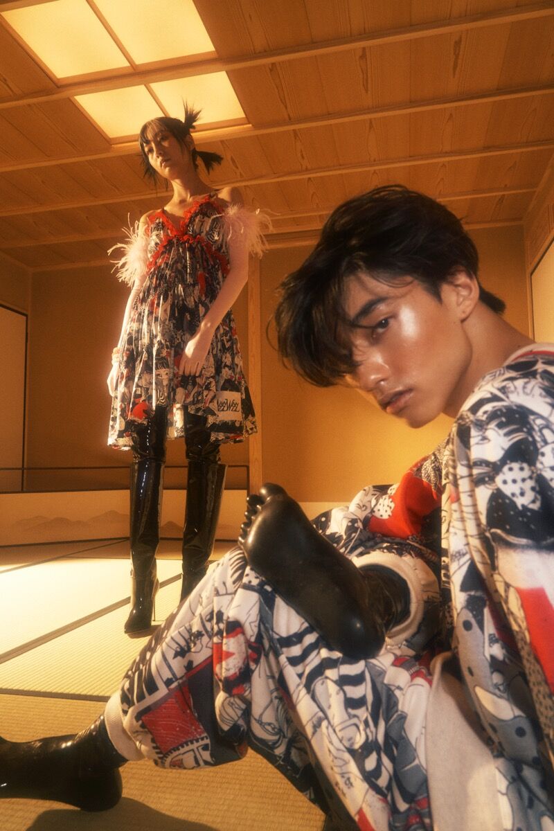 MEEWEE×Suehiro Maruo 少女椿 PANTS | MEEWEE