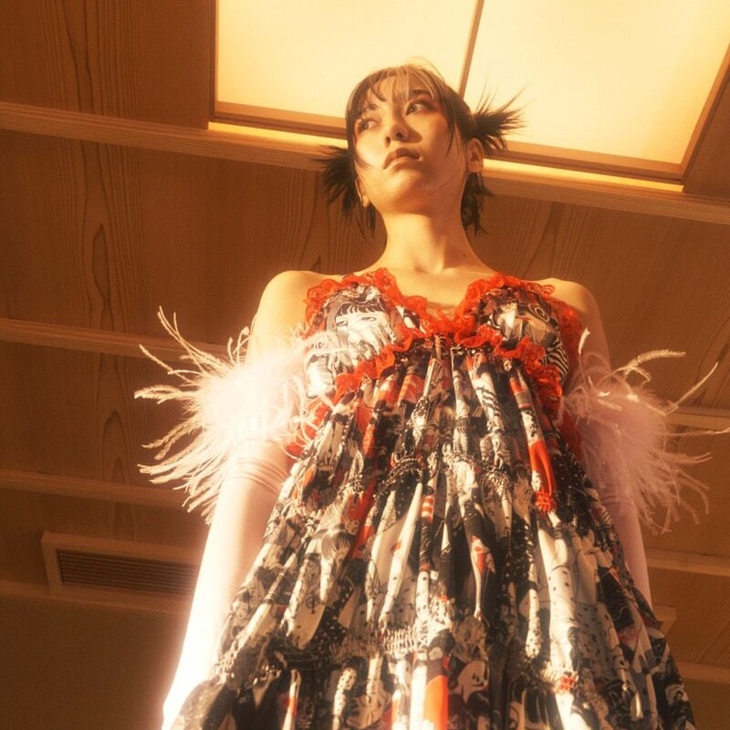 MEEWEE×Suehiro Maruo 少女椿 Night dress | MEEWEE