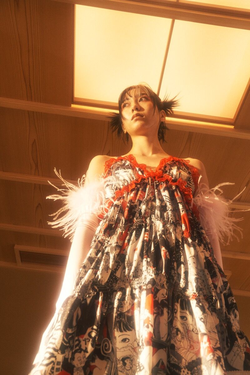 MEEWEE×Suehiro Maruo 少女椿 Night dress | MEEWEE MEEWEE×Suehiro Maruo 少女椿 Night dress | MEEWEE