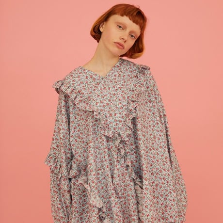 3D FRILL DRESS Flower BL