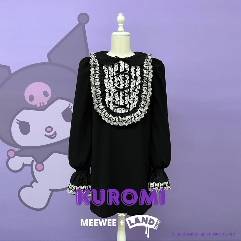 限定100着【KUROMI ✕ MEEWEE ✕ LAND by MILKBOY】ONEPIE