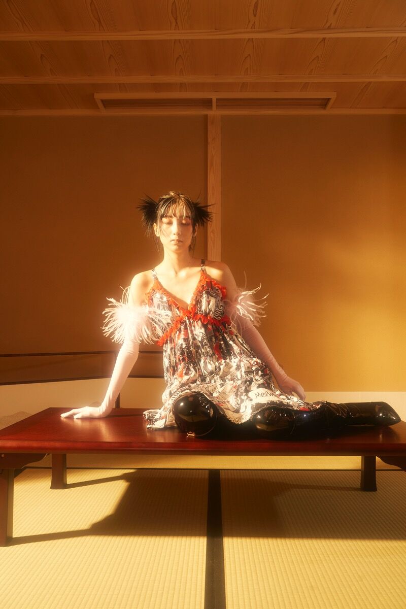 MEEWEE×Suehiro Maruo 少女椿 Night dress | MEEWEE
