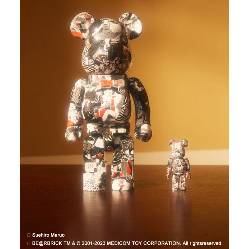 BE@RBRICK MEEWEE × Suehiro Maruo 少女椿 100% & 400 BE@RBRICK MEEWEE × Suehiro Maruo 少女椿 100% & 400