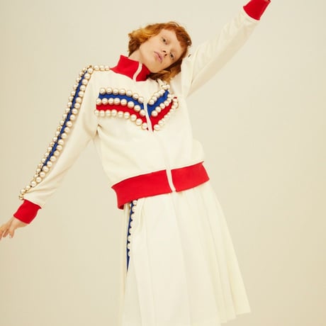Bijou skirt white
