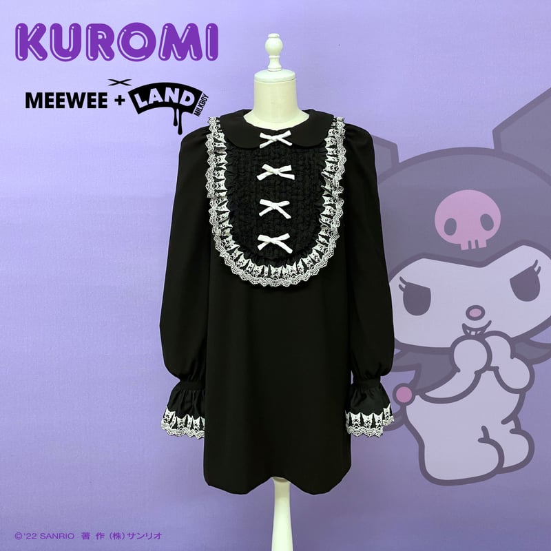 限定100着【KUROMI ✕ MEEWEE ✕ LAND by MILKBOY】ONEPIE 限定100着【KUROMI ✕ MEEWEE ✕ LAND by MILKBOY】ONEPIE