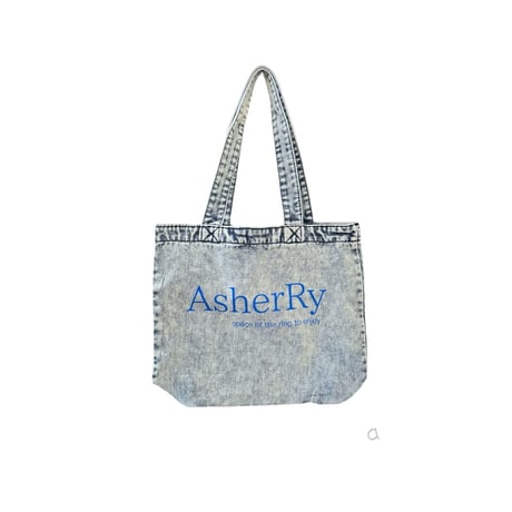 Denim mini tote bag