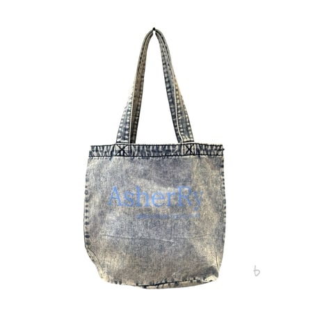 Denim mini tote bag