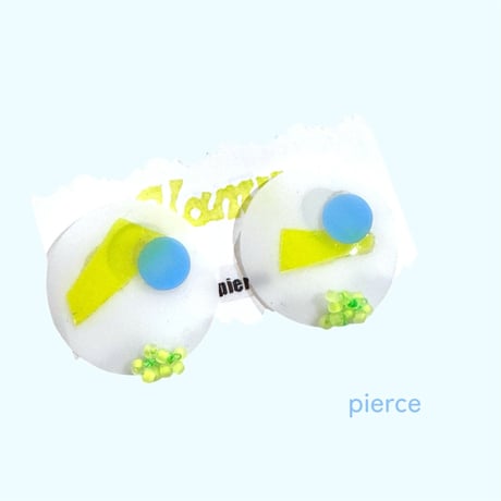 Hamy / PVC dot pierce/earring