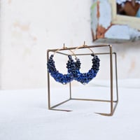 Chunky style /水凪フープピアス/波光イヤーカフ