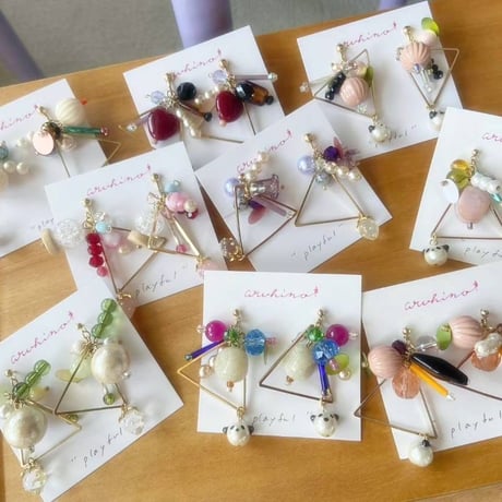 aruhino ⚪︎playful pierce/earrings