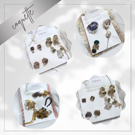 coquette / happy bag  イヤリングset