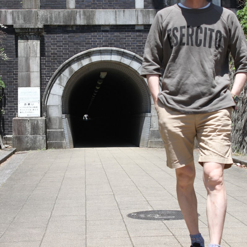 HALF SLEEVE PRINT SWEAT SHIRT ESERCITO ARMY GRE