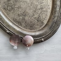 TUKI_望_shell&beads_ピアス・イヤリング_クロ