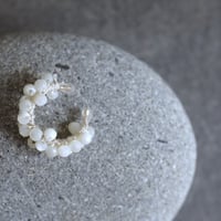 bubble_ear cuff マザーオブパール