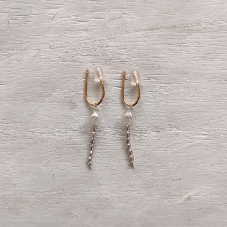 TUKI_新月_pearl_A ピアス・イヤリング