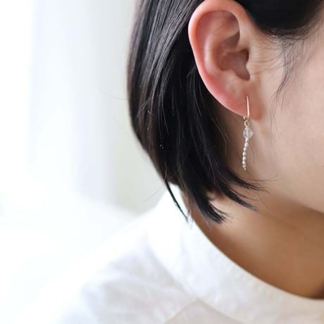 TUKI_新月_pearl_A ピアス・イヤリング