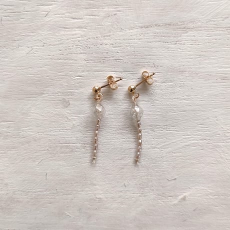 TUKI_新月_pearl_A ピアス・イヤリング