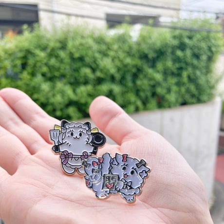 原宿バーチャルパーク 猫になっちゃった！？ピンバッジ