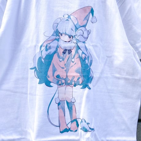 【ゆーきん】羊牛（pink）　Tシャツ