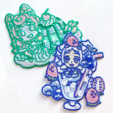 原宿バーチャルパーク　キラキラカフェワッペン