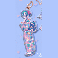 OMOCAT×DDLC Plus!】MONIKA Acrylic Keychain | PA