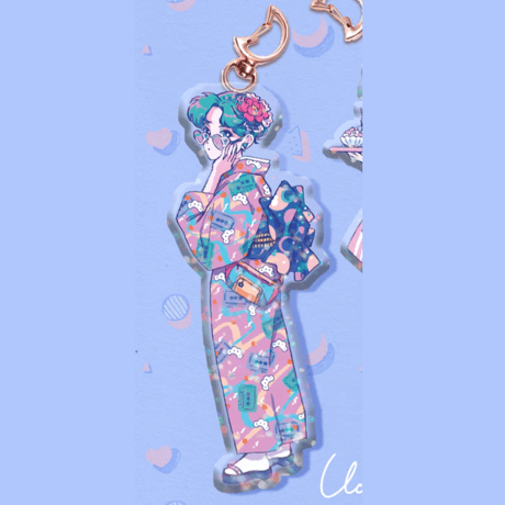 【宇宙サマー】GIRL CHARMS Kimono