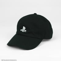 【COSPA】刺繍ローキャップ for PlayStation [プレイステーション] カラー：BLACK 6604-1886