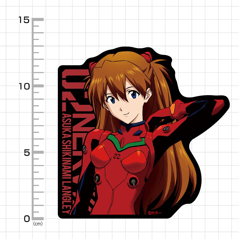 COSPA】式波・アスカ・ラングレー 屋外対応ステッカー [EVANGELION
