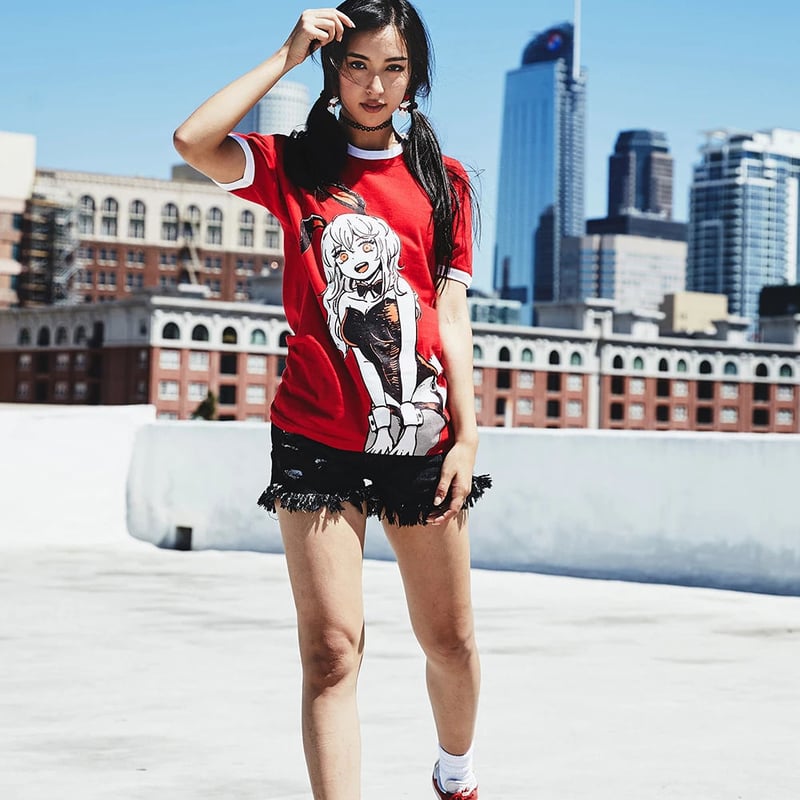OMOCAT】BUNNYGIRL Red Ringer T-Shirt | PARK公式通販