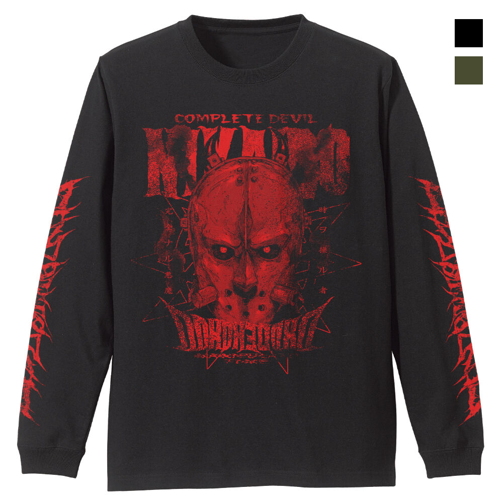 COSPA】悪魔ニカイドウ 袖ロングスリーブTシャツ ブラック [ドロヘドロ