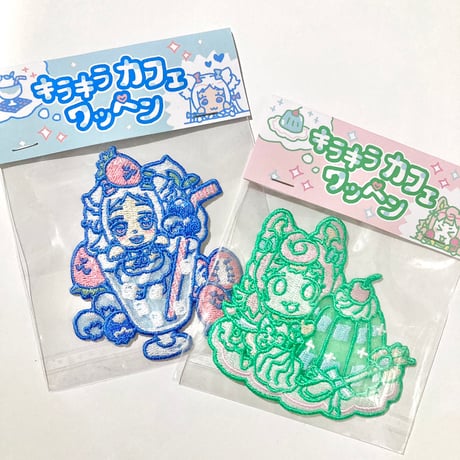 原宿バーチャルパーク　キラキラカフェワッペン