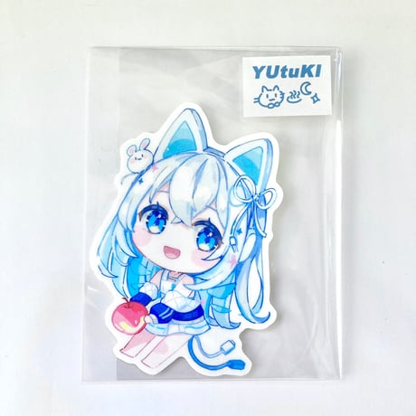 【YUtuKI】キラキラステッカー　PC