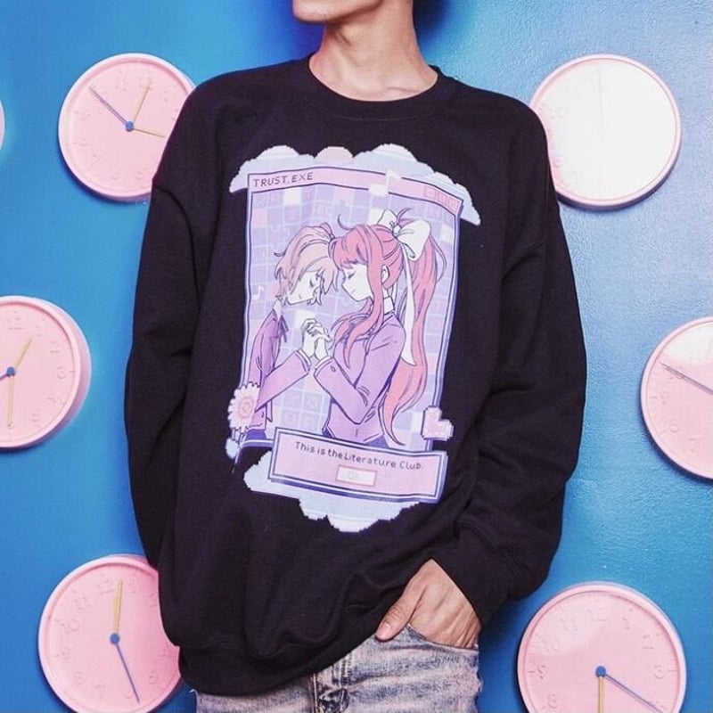 OMOCAT DOKI DOKI FUDANSHI スウェット トレーナー OMOCAT DOKI DOKI FUDANSHI スウェット トレーナー 難あり