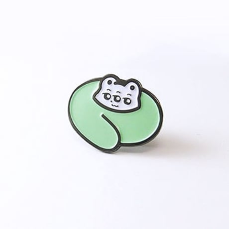 くまめ×PARKピンバッジ