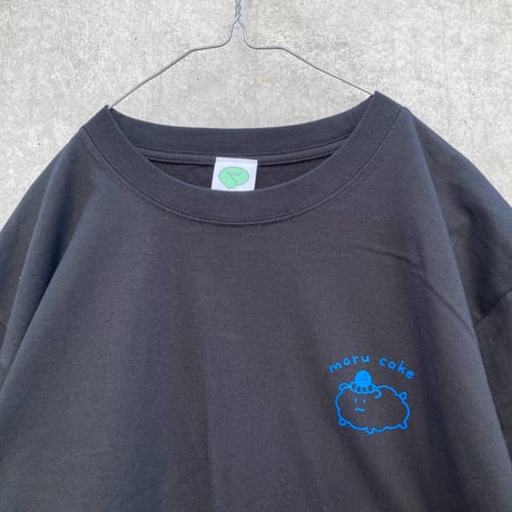 モルケーキ BIGシルエットTシャツ ブラック（Guinea Pig Cake Over Size T-Shirt Black）