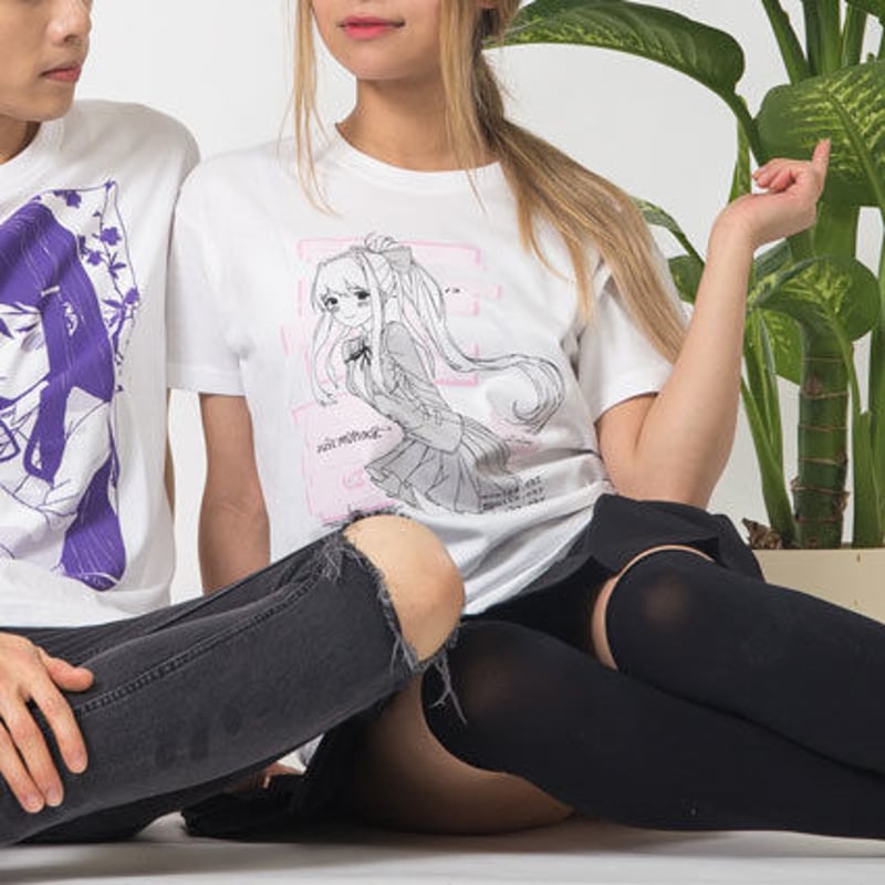 kaomoji x Doki Doki Literature Club】Monica T-