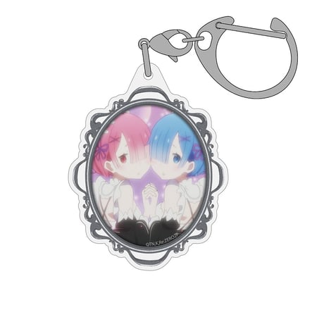 【二次元COSPA】双子のラム＆レム アクリルキーホルダー [Re:ゼロから始める異世界生活] 7954-0376