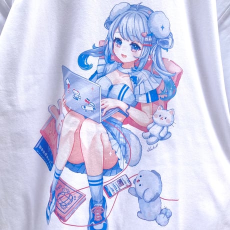 【YUtuKI】インターネットワンダーランドTシャツ