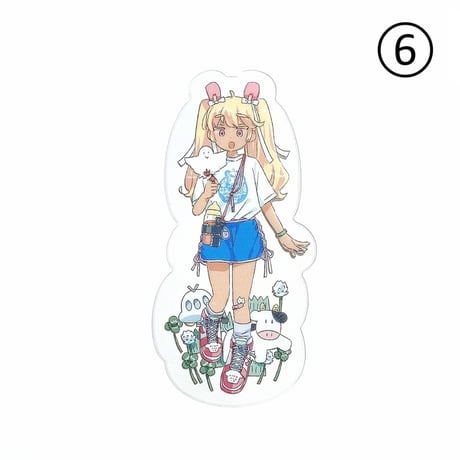 PARKのキャラクター 全身クリアステッカー （PARK Character Full Body Clear Sticker ）