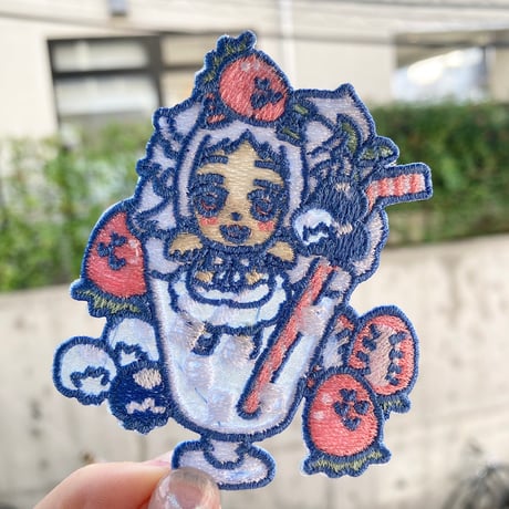 原宿バーチャルパーク　キラキラカフェワッペン