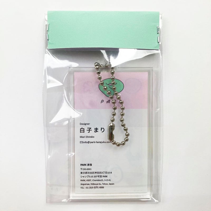 PARKチェキ＆名刺 アクリルキーホルダー まり | PARK公式通販
