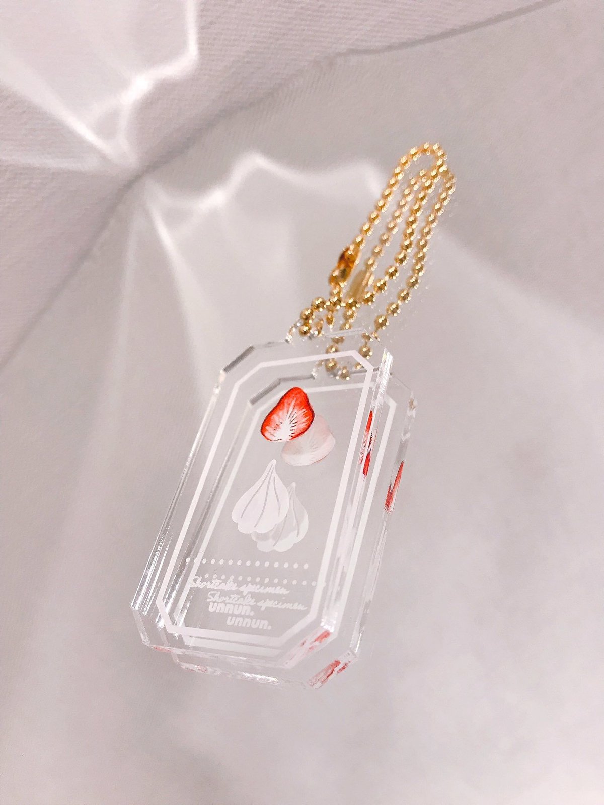 d*7様 ショートケーキさんの編みぐるみキーホルダー〇 d*7様 ショートケーキさんの編みぐるみキーホルダー〇 d*7様