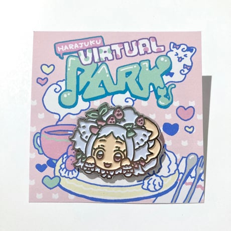 原宿バーチャルパーク　カフェグルメピンバッジ