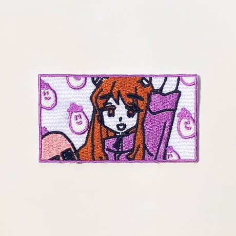 しかく刺繍ワッペン　りと